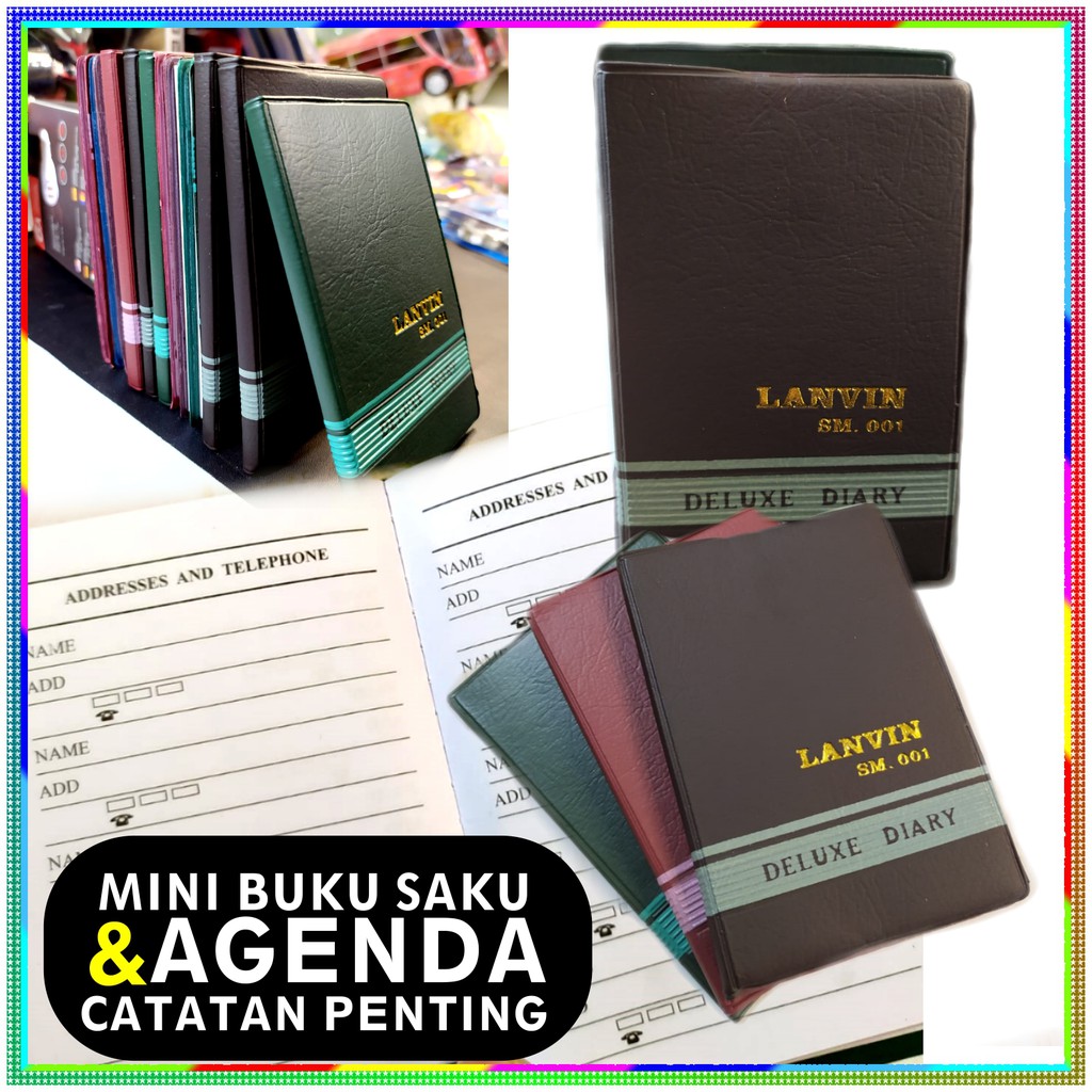 

[SATUAN] 1x BUKU SAKU mini BUKU untuk list daftar KEGIATAN dan catatan penting mini note