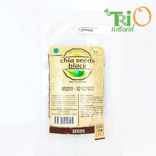 

Trio Natural Chia Seeds Black Natural 110 gram