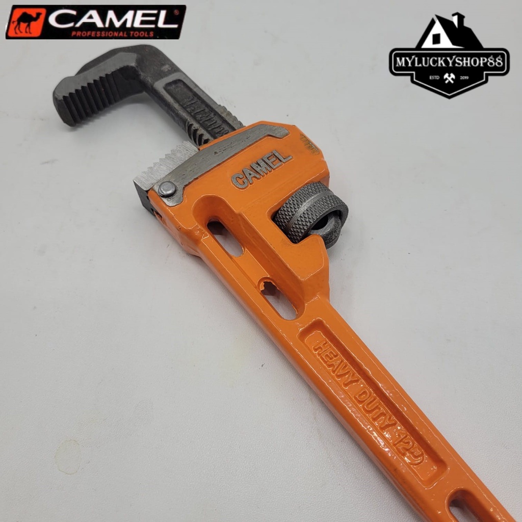 Camel Kunci Pipa Ledeng 12 Inch Heavy Duty Pipe Wrench HD Pembuka Baut