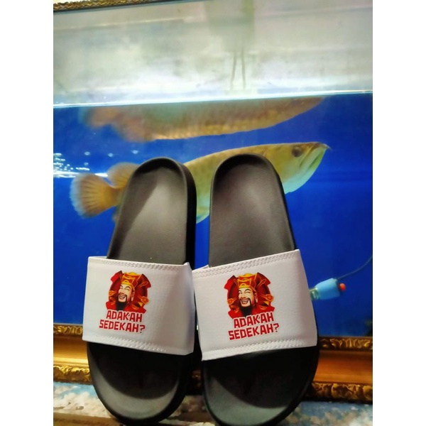 SOS - Sendal slide sport Phylon jakpot kakek merah Fafafa / sendal Slotter Kakek merah Fafafa