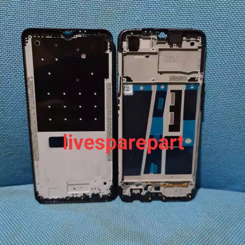 Frame Lcd Tulang Tengah Bezel Oppo A7 Original