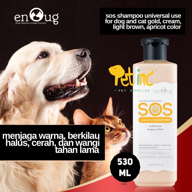 SOS gorgeous shine golden hair shampoo