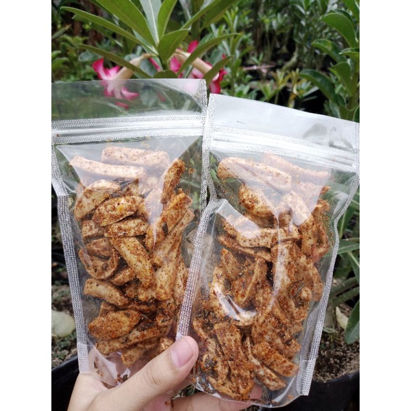 

beli 5 geratis 1 basreng pedas daun jeruk bumbu medok