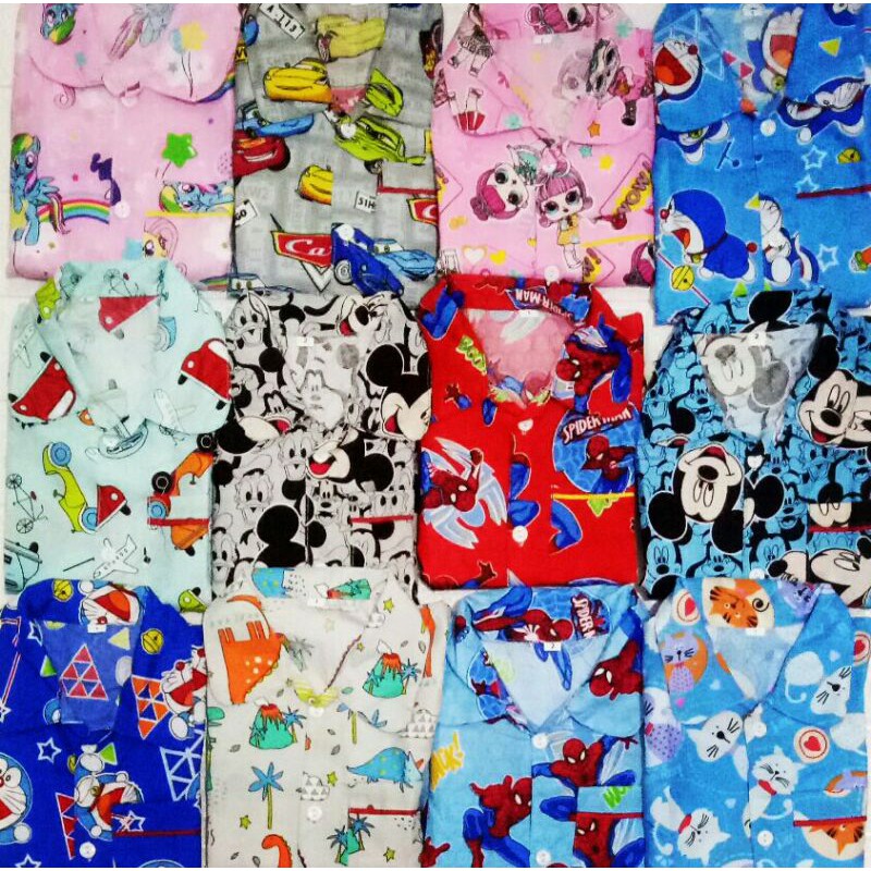 BAJU TIDUR BABY 3 - 12 BULAN BEBAS PILIH MOTIF