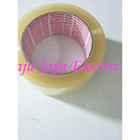 

♟ Lakban Bening Daimaru OPP Tape 2" Inch In 90 Y Yard 2Inch Bening ✤