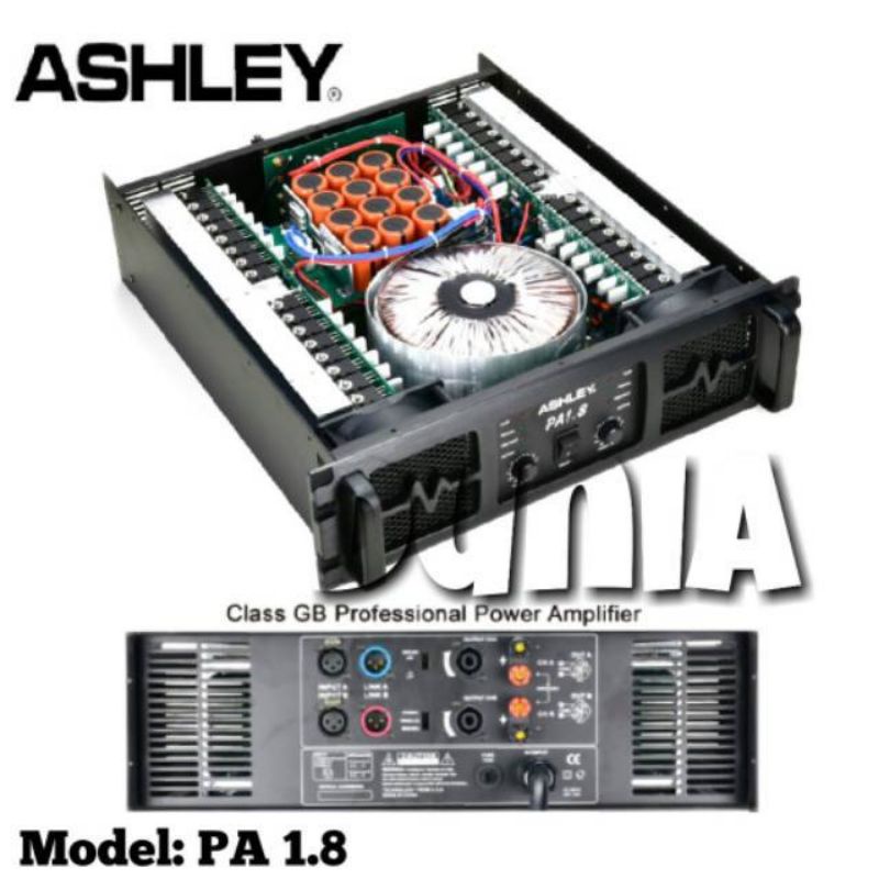 Power Amplifier ASHLEY PA 1.8 Professional ORIGINAL Ashley