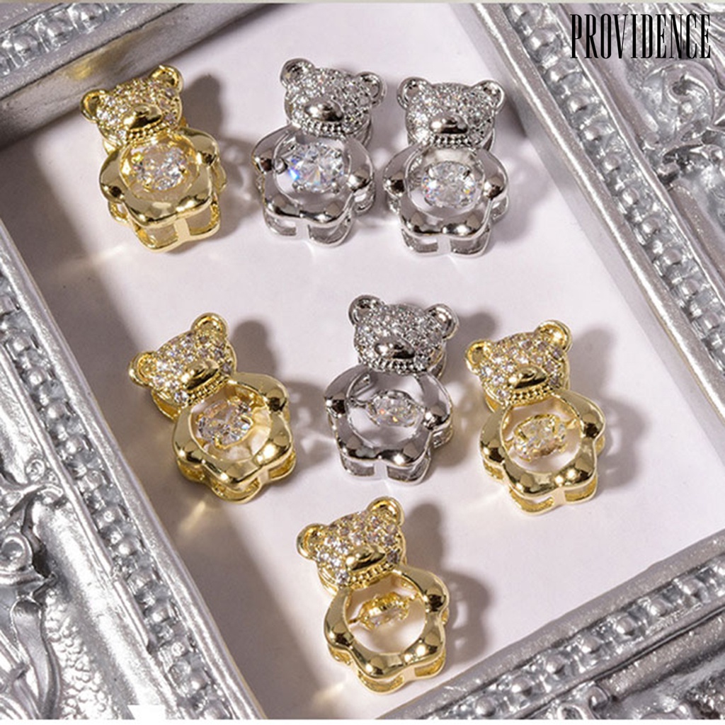 Providence Cute Bear Pattern 3D Nail Art Tips Sequins DIY Decals Sticker Manicure Decor