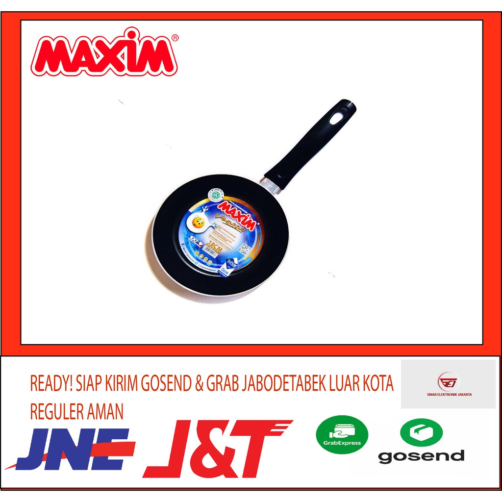 Maxim Val 18 CM. Frypan Teflon Anti Lengket . Baru