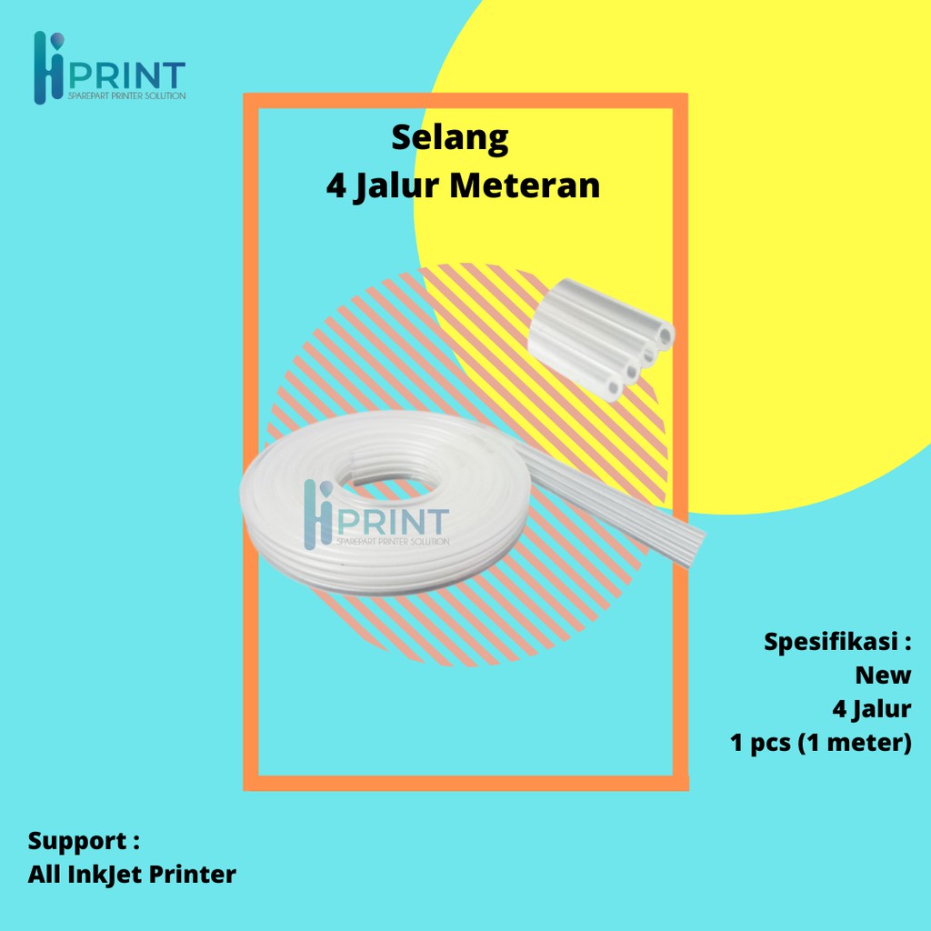 Jual Selang Ciss Infus 4 Jalur Meteran Selang Tabung Infus Printer Modif Hp Canon Epson 9051