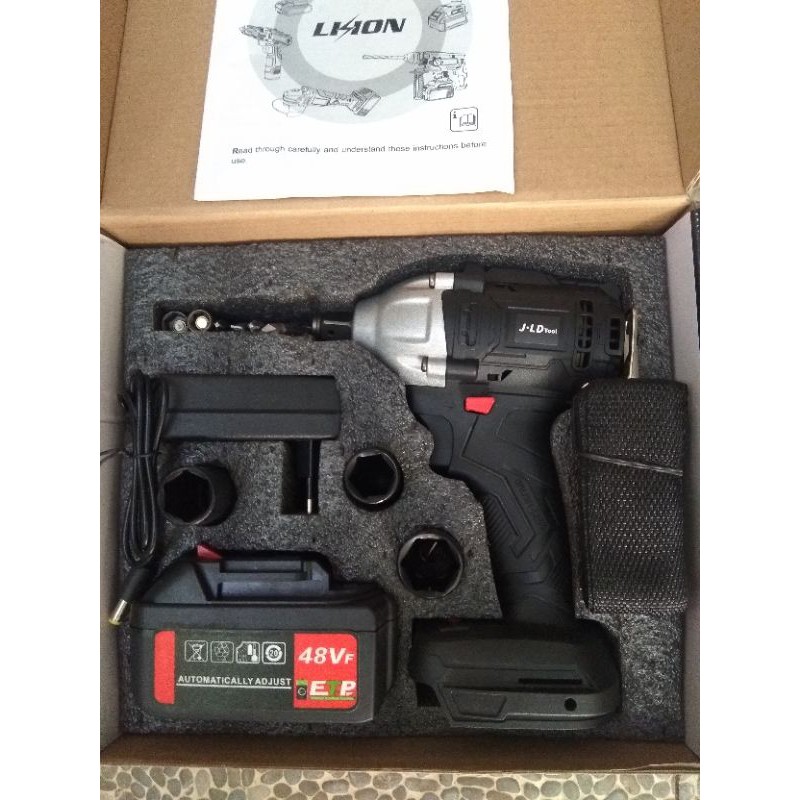 JLD Mesin bor baut kapasitas baterai 48V Cordless Impact Wrench 48V