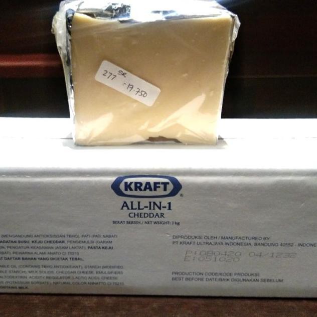 

RR4✪ keju KRAFT CHEDDAR ALL IN ONE 250gr all-in-1 Pasti Laris