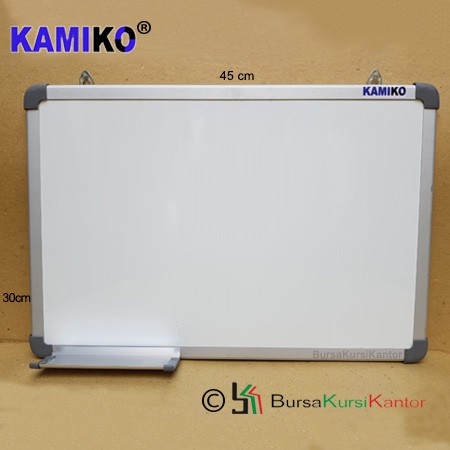 

Whiteboard Kamiko Uk 30 cm x 45 cm Gantung Magnetic