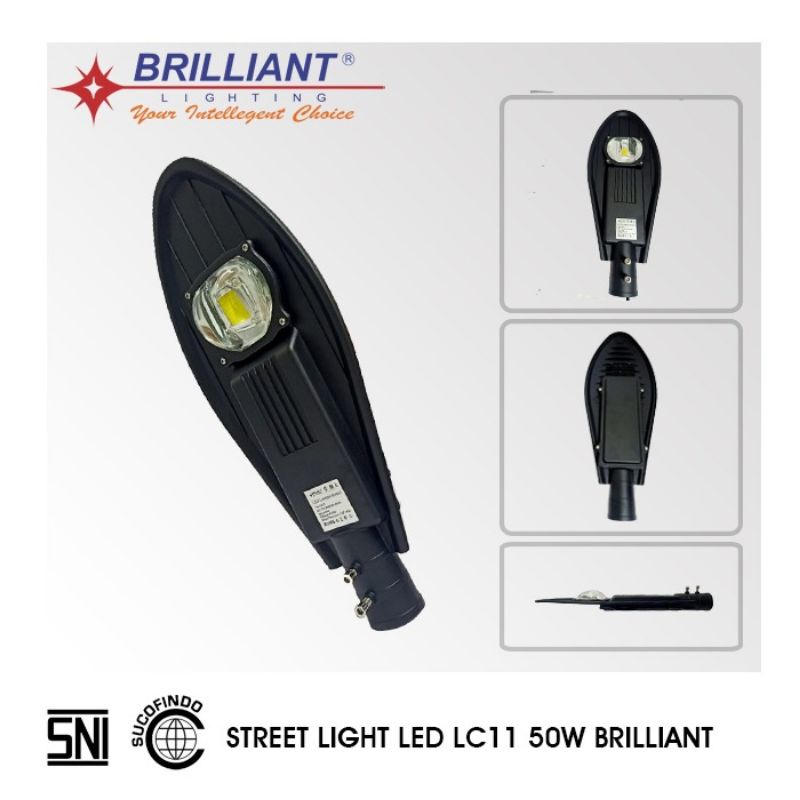 brilliant street light pju led 50w
