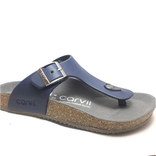 SENDAL SANDAL  CARVIL  COKLAT FOOTBED SIZE 39 44 Shopee 