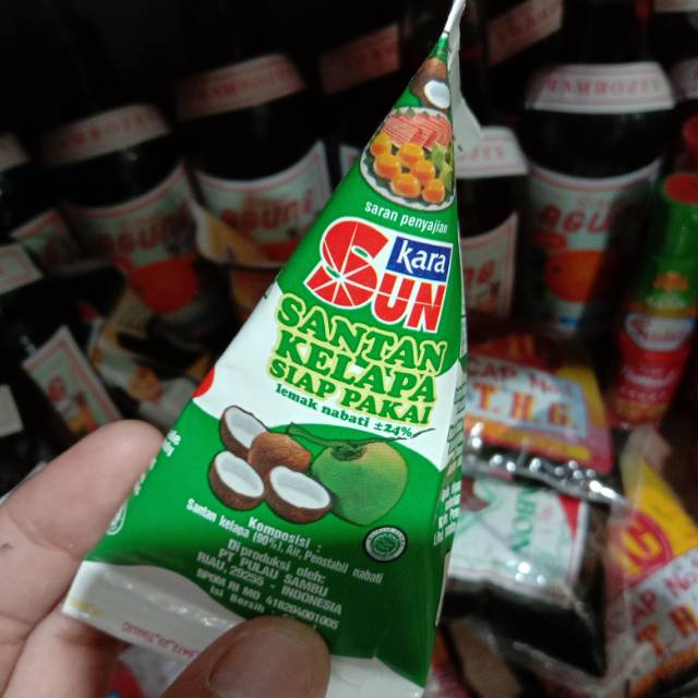 

Santan CAIR SUN KARA SANTAN KELAPA SIAP PAKAI