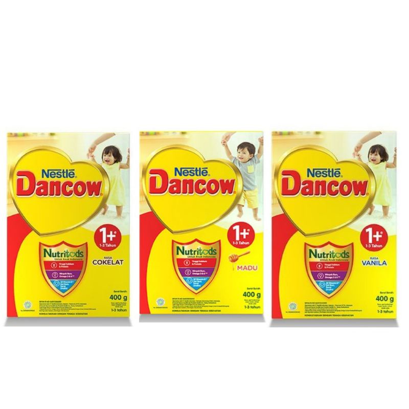 DANCOW 1+ MADU/VANILA 400 gram