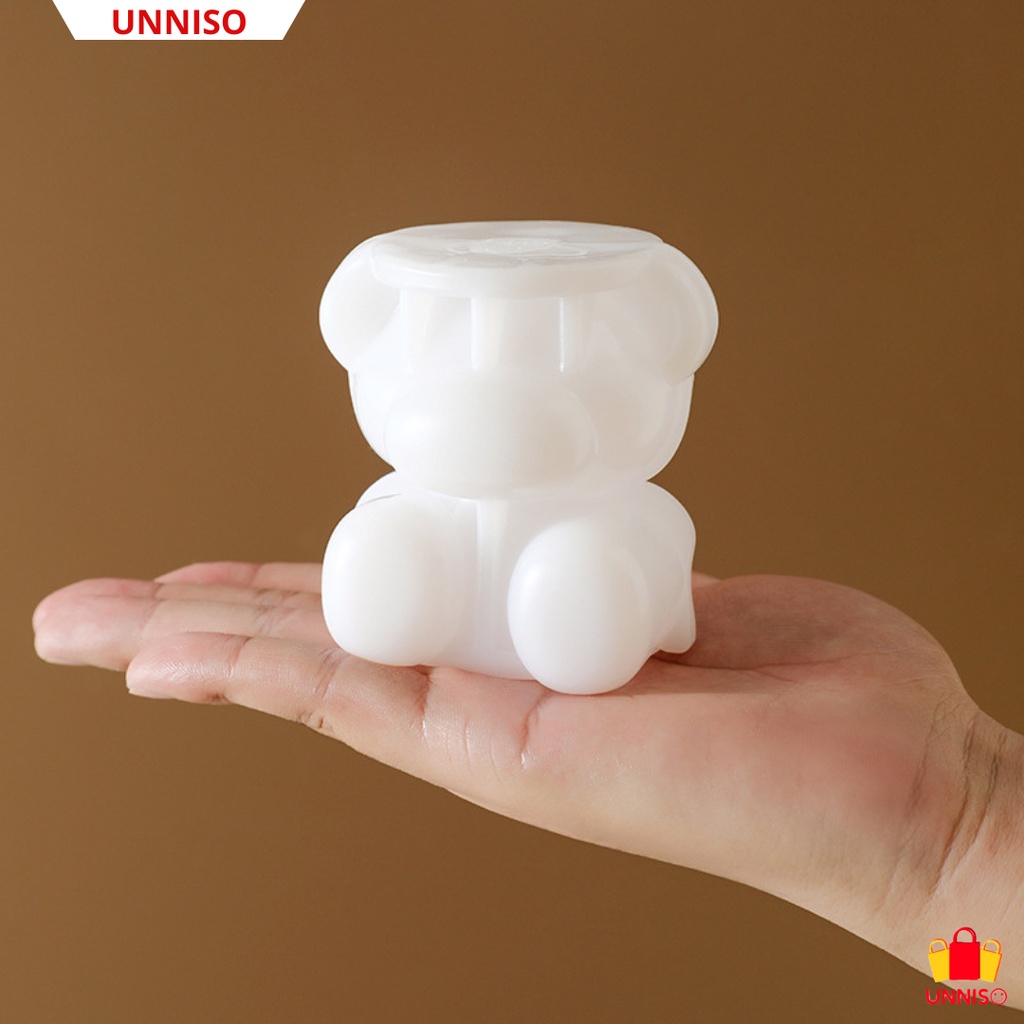 UNNISO - Cetakan Silicone Ice Cube Motif Bear CE15