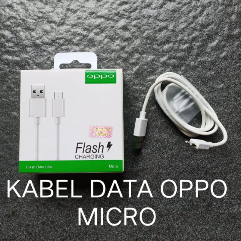 USB kabel data Oppo VOOC colokan micro fast charging cable