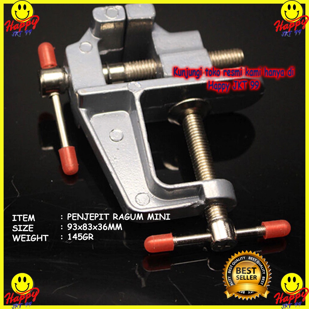 [ HAPPY JKT 99 ] RAGUM CLAMP CATOK VISE MINI PORTABLE JEPIT MEJA CRAFT KERAJINAN TANGAN REPARASI HOBBY