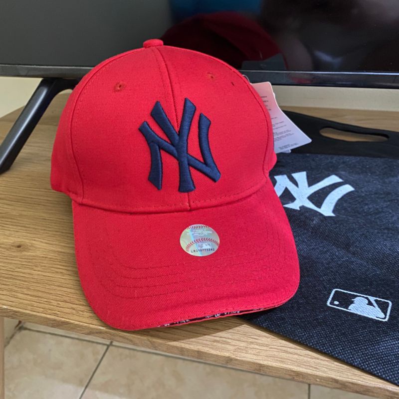 Topi NY MLB Original Merah Free totebag