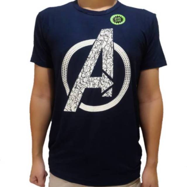 Kaos Baju Avengers Glow in the dark Superhero Tshirt Big Size Jumbo M-XXXL Import COD Avenger