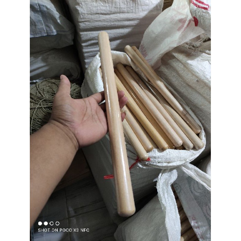 Rolling Pin Kayu 40 x 2,5 cm / Penggilas Adonan / Penggiling Adonan