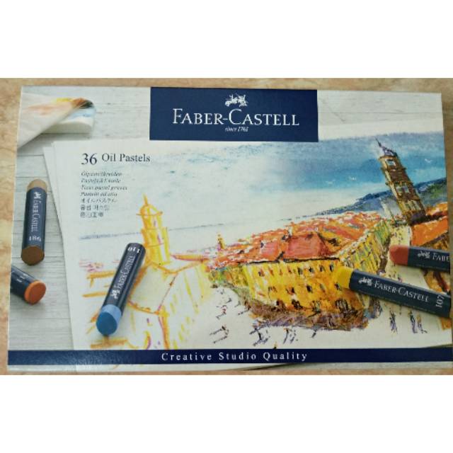 Faber-Castell Gold 36 Oil Pastels. Creative Studio Quality