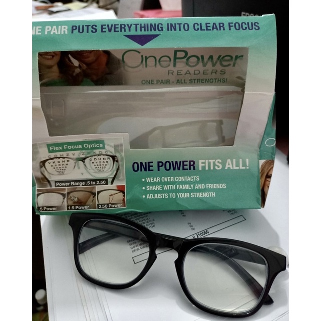 Kacamata Baca Plus Auto Focus ONE POWER READERS Unisex