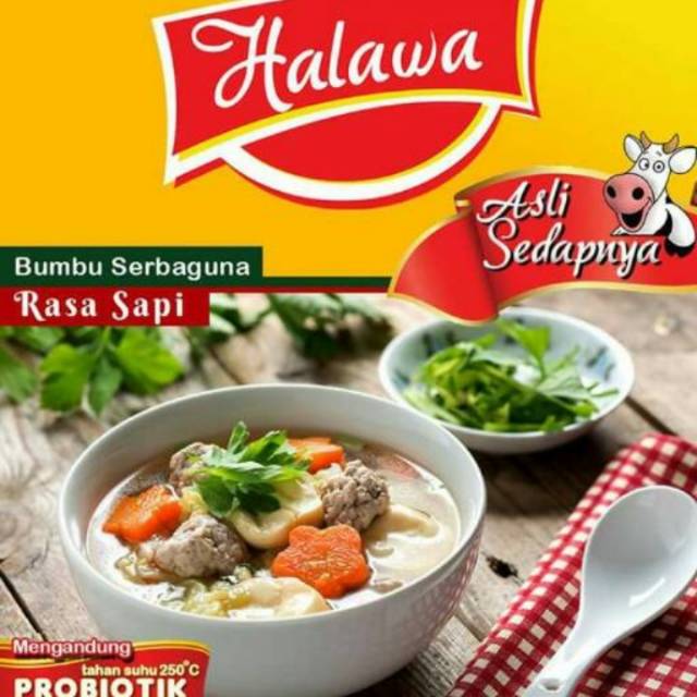 

NON MSG Halawa bumbu masak Organik paket 3 pack plus 1 renteng