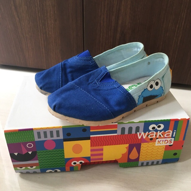 sepatu anak cowok WAKAI KIDS Sesame Street Elmo