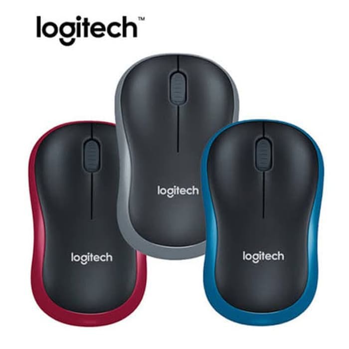 Mouse Wireless Logitech M185 ORIGINAL RESMI