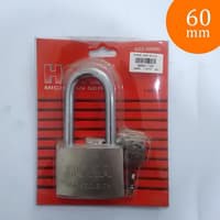 Kunci Gembok Kunci Pintu Gembok Leher Camion Panjang 60 mm Stainless Steel