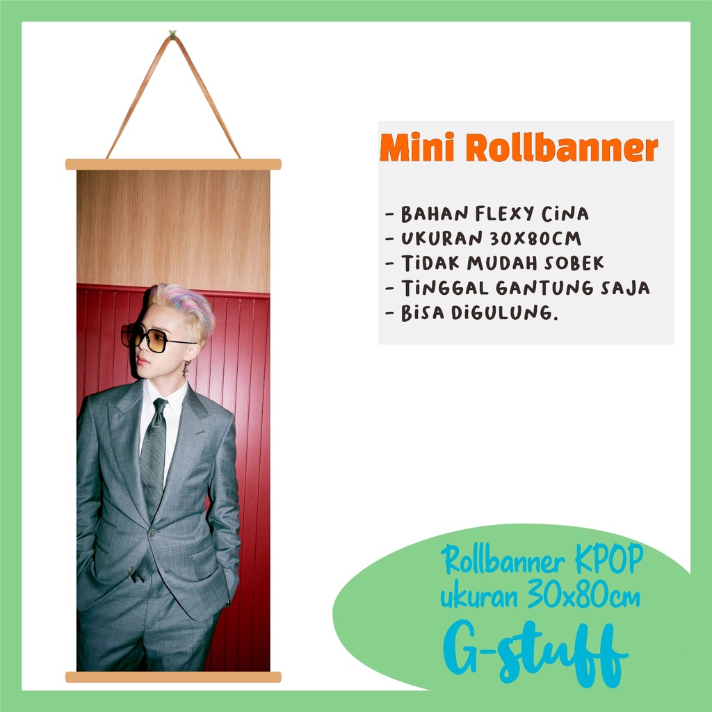 MINI ROLL BANNER BTS JIMIN BUTTER