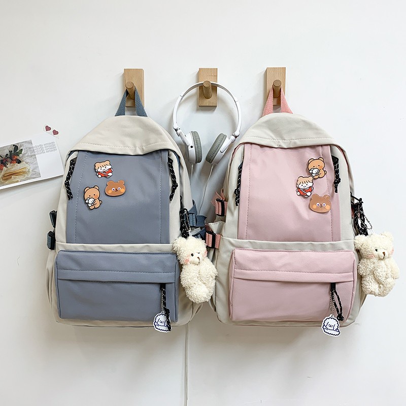 MURMURE.ID | TAS RANSEL WANITA PRIA SEKOLAH KULIAH BACKPACK IMPORT SEKOLAH KULIAH KERJA TERBARU TAS WANITA BG036-4
