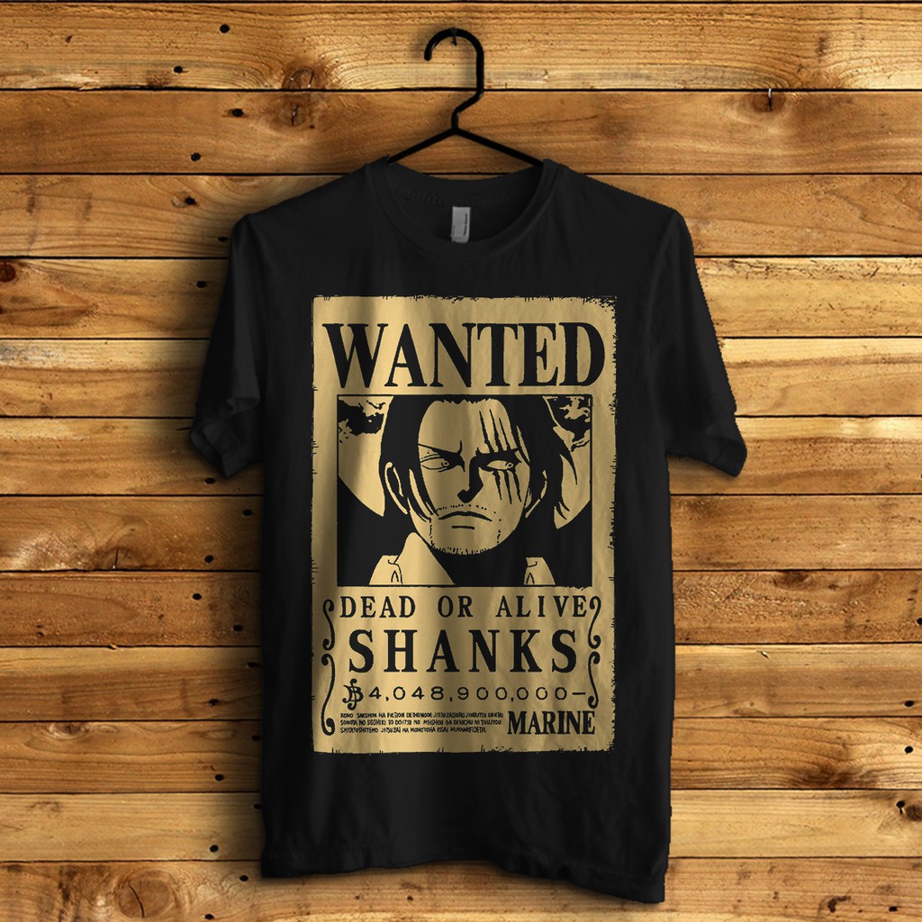 KAOS ONE PIECE BOUNTY SHANKS TERBARU