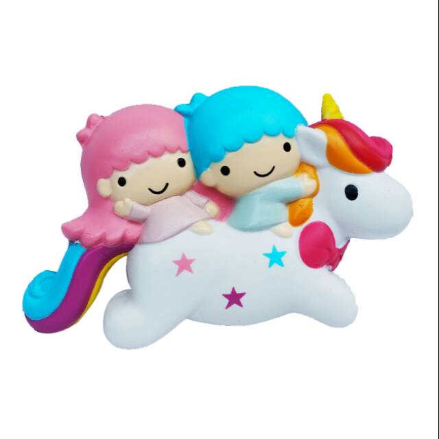 SQUISHY SANRIO UNICORN LITTLE TWIN STARS - LC219