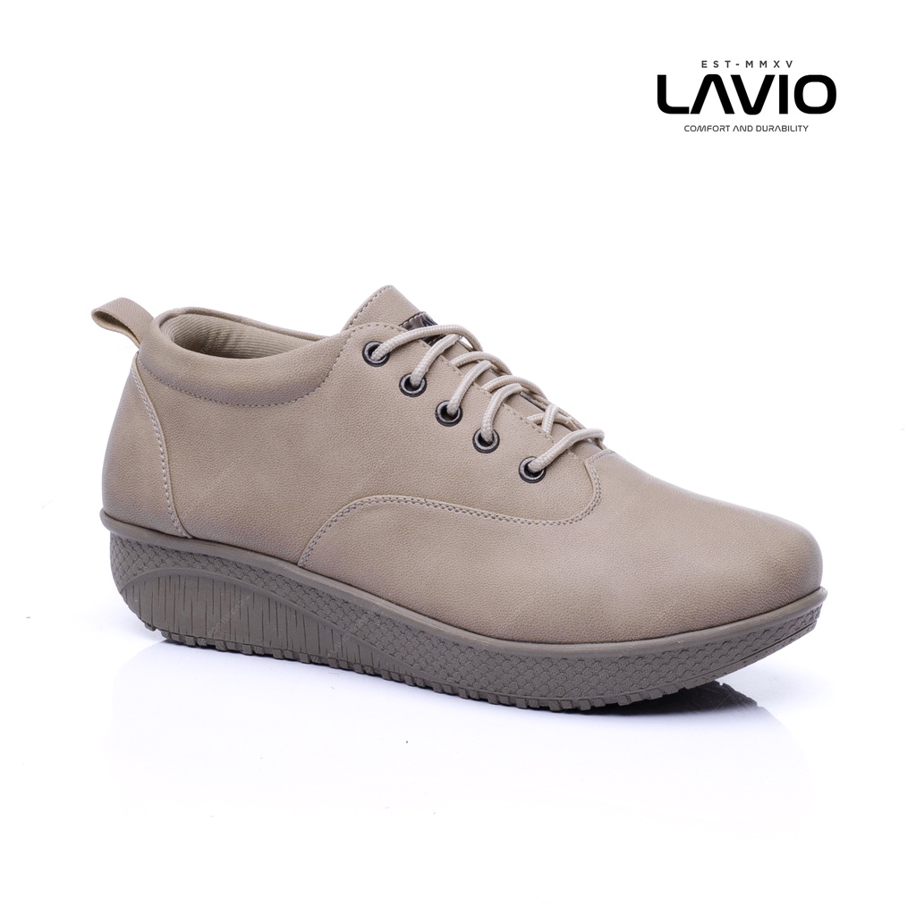 Lavio Sepatu Sneakers Wanita Flat Sintetis Yuri Orchid Premium New Arrival