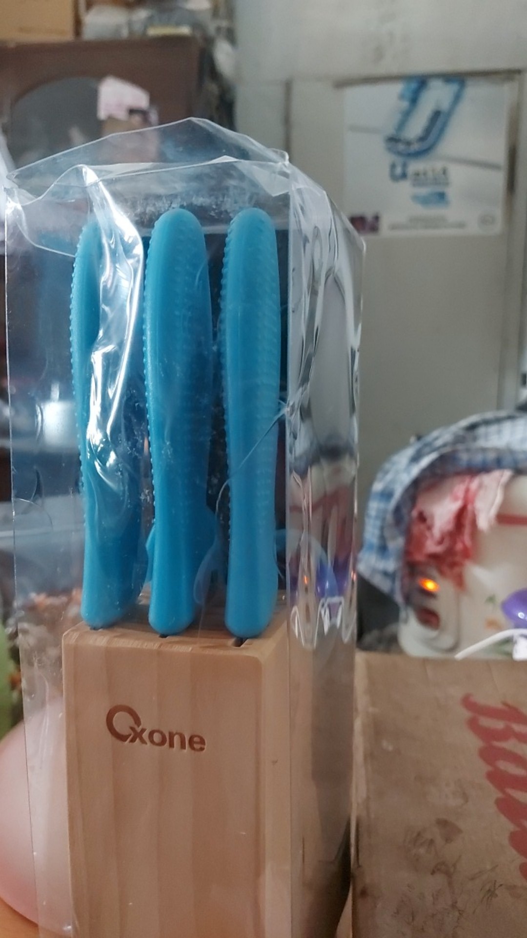 Home-klik Oxone Set Pisau Ox - 961 - 6 Buah - Biru