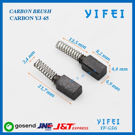 CARBON BRUSH YIFEI YF-G56/CARBON YJ-65