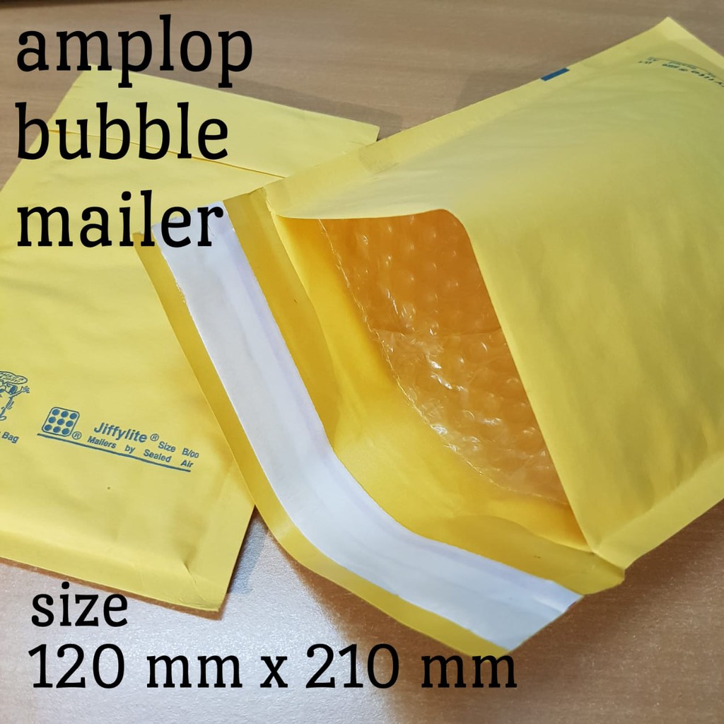 

Amplop Bubble Mailer Wrap Envelope Kraft Paper Coklat 12 x 21cm - Sealed Air - PROMO