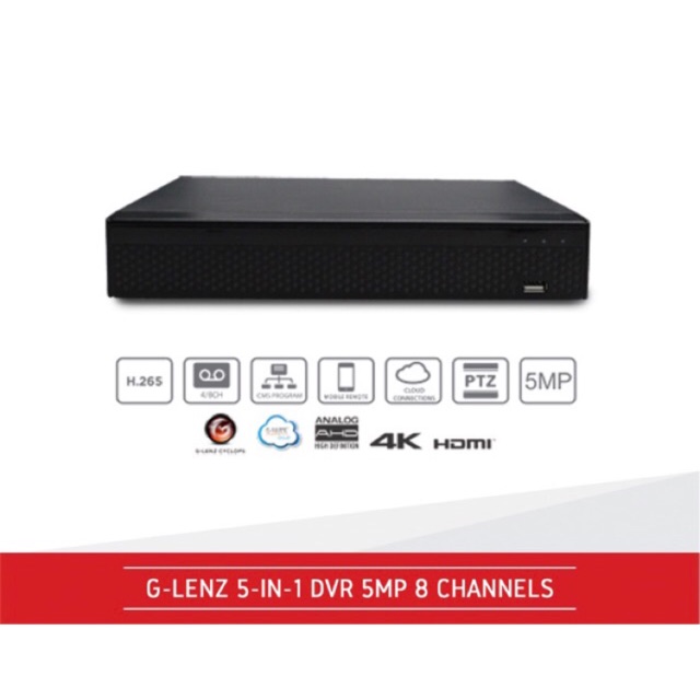 DVR KAMERA CCTV GLenz 5Mp 8 Channel