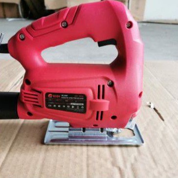 Mesin Gergaji Jigsaw 350W Kekuatan Tinggi Mesin Gergaji Kayu Jig Saw Mesin Potong Kayu Jigsaw Triplek Potong Kayu Electric