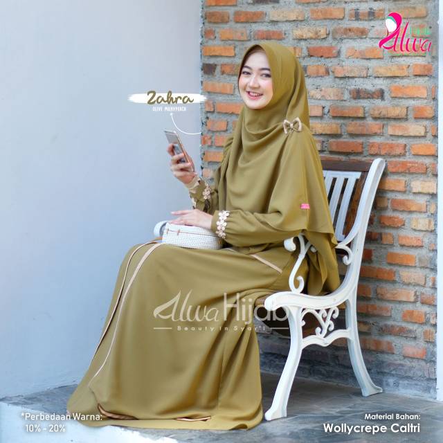 Gamis ZAHRA SET Ori Alwa Hijab