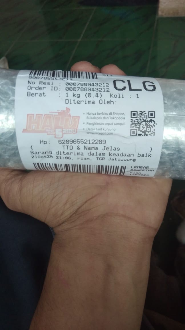 Plastik Segel Plastik Shrink 21cm X 25meter