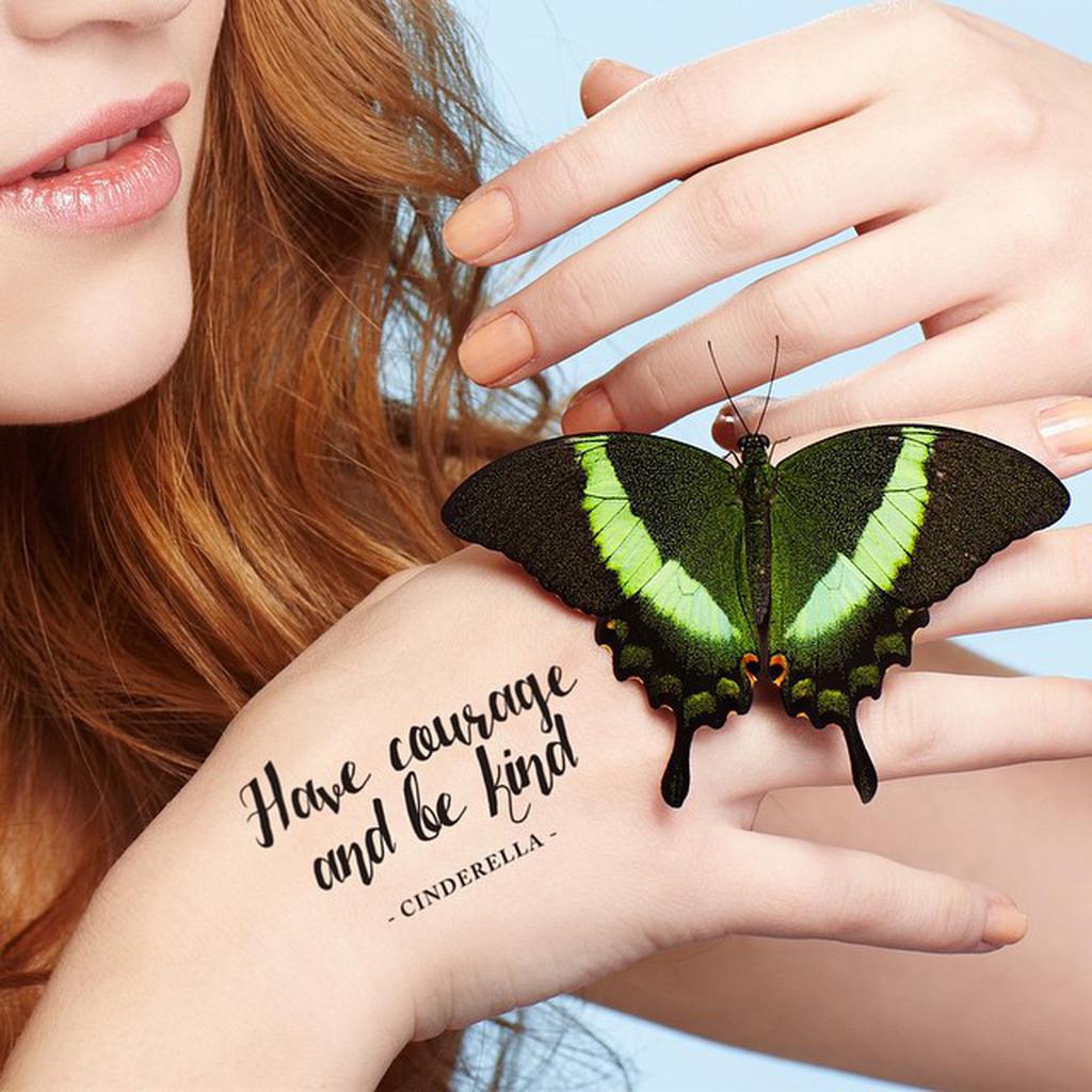 

POTATOO HAVE COURAGE AND BE KIND Temporary Tatto Sticker