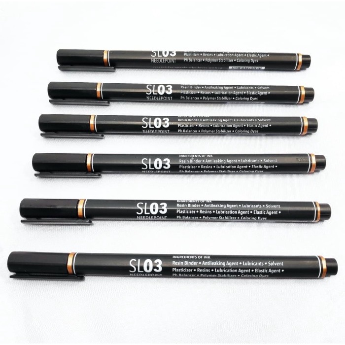 

Standard Pen Letters Sl03 Black Isi 12 Pcs
