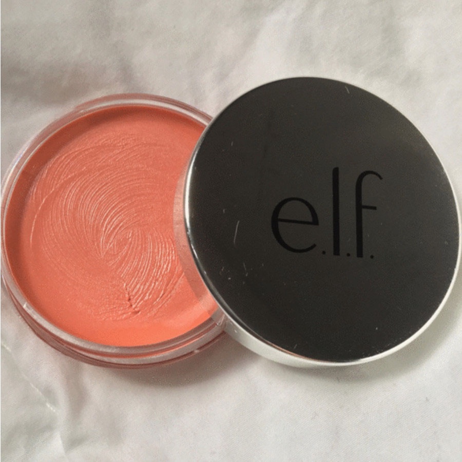 ELF Beautifully Bare Cheeky Glow Soft Peach 10 g Blush On Wajah ORI USA