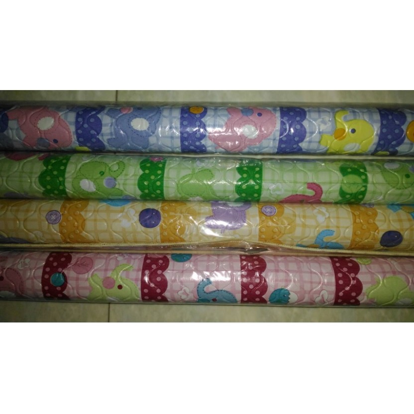 1PCS PERLAK BAYI Bahan PVC Sheet, Perlak Ompol / Mattress Protector Motif Random KDE060 [200gr]