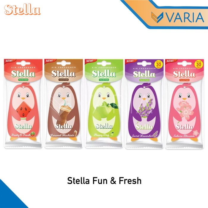 Stella Fun n Fresh Air Freshener Pengharum Ruangan Mobil Gantung