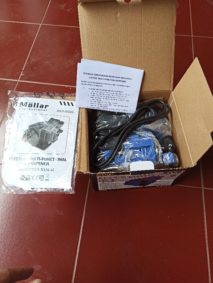 Mollar Mesin Pengasah Asah 3 In 1 Mata Bor - Pisau - Chisel Sharpener